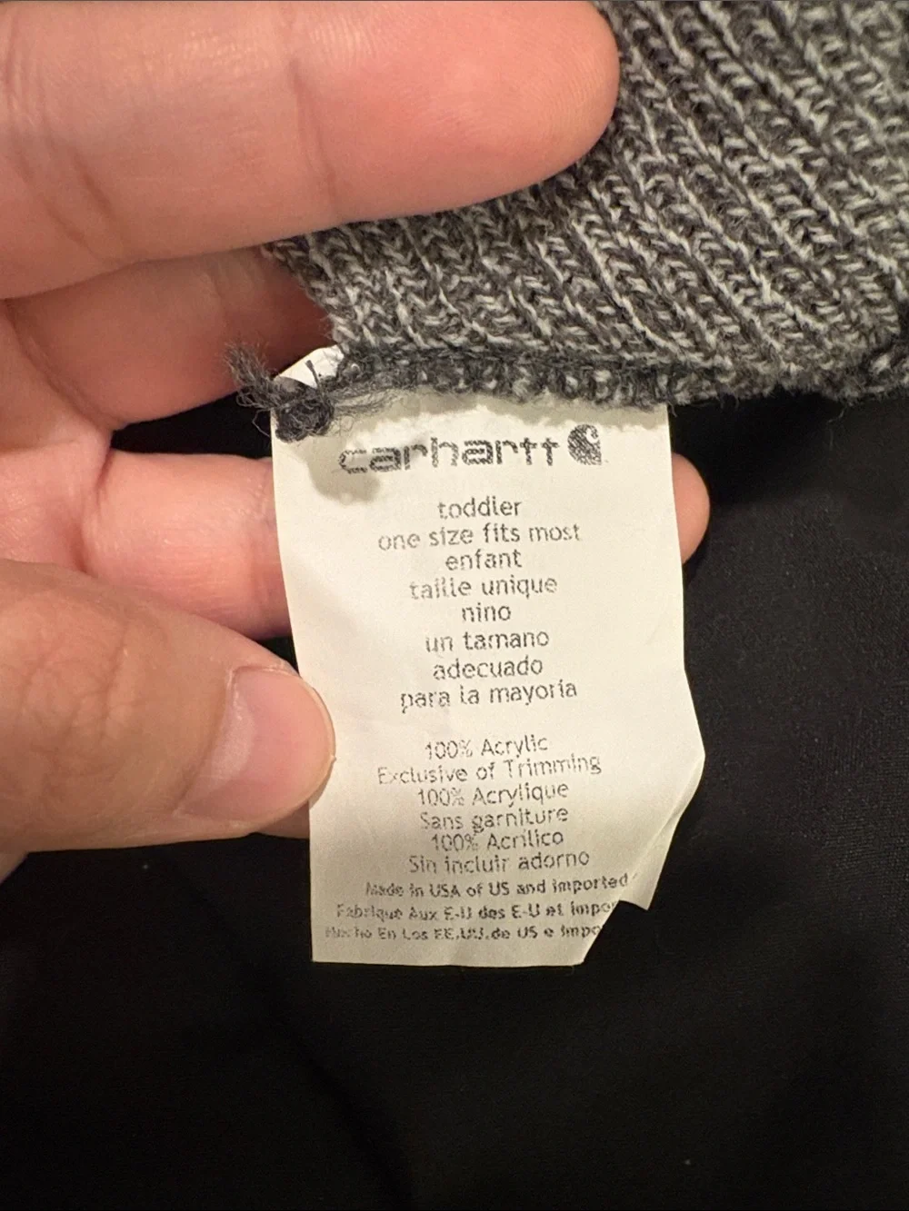 Carhartt toddler beanie